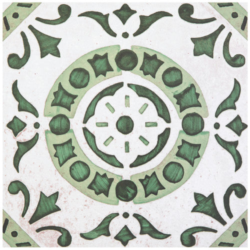 ACHIM Retro Green Medallion 12 in. x 12 in. Self-Adhesive Vinyl Floor Tile (20 Tiles/20 sq. ft.)