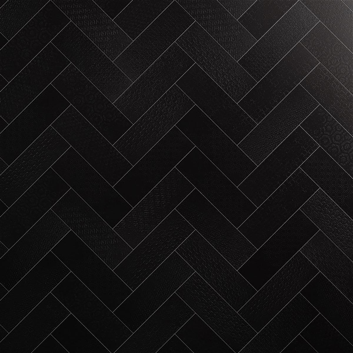 Tessuto Carbone Matte Black 4x12 Porcelain Subway Tile
