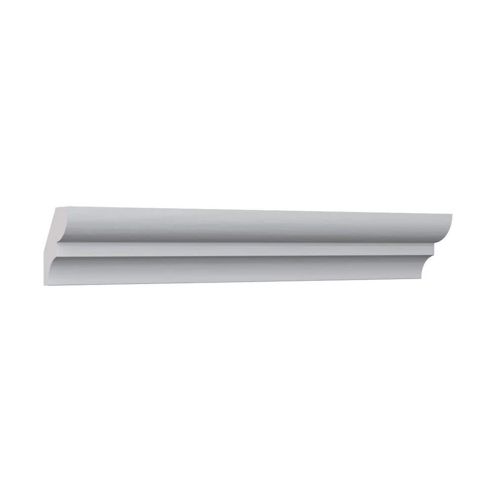 Ekena Millwork WM75 0.56 in. D x 1.63 in. W x 96 in. L Wood (Fingerjoint Pine) Crown Moulding