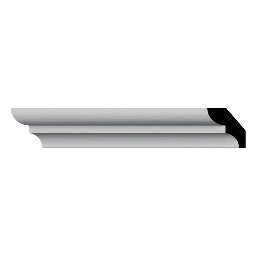 Ekena Millwork WM75 0.56 in. D x 1.63 in. W x 96 in. L Wood (Fingerjoint Pine) Crown Moulding