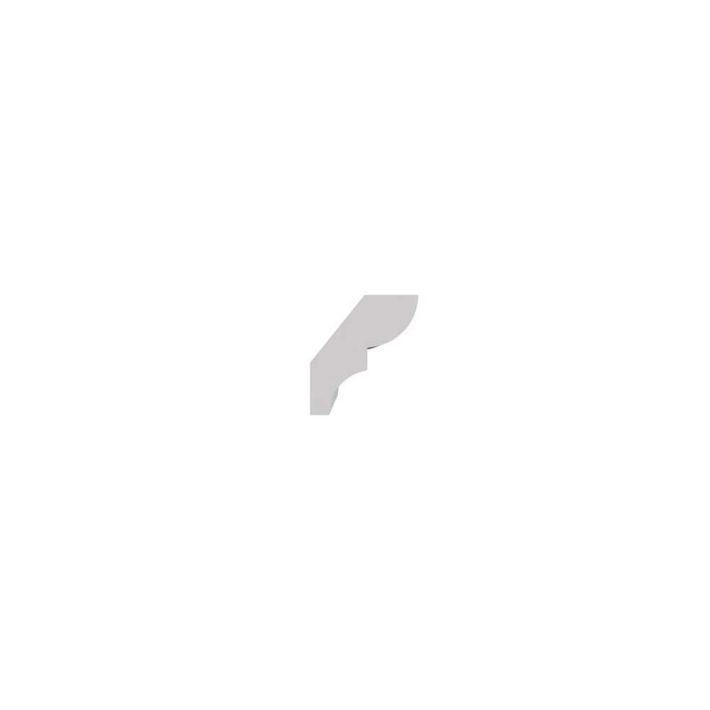 Ekena Millwork WM75 0.56 in. D x 1.63 in. W x 96 in. L Wood (Fingerjoint Pine) Crown Moulding