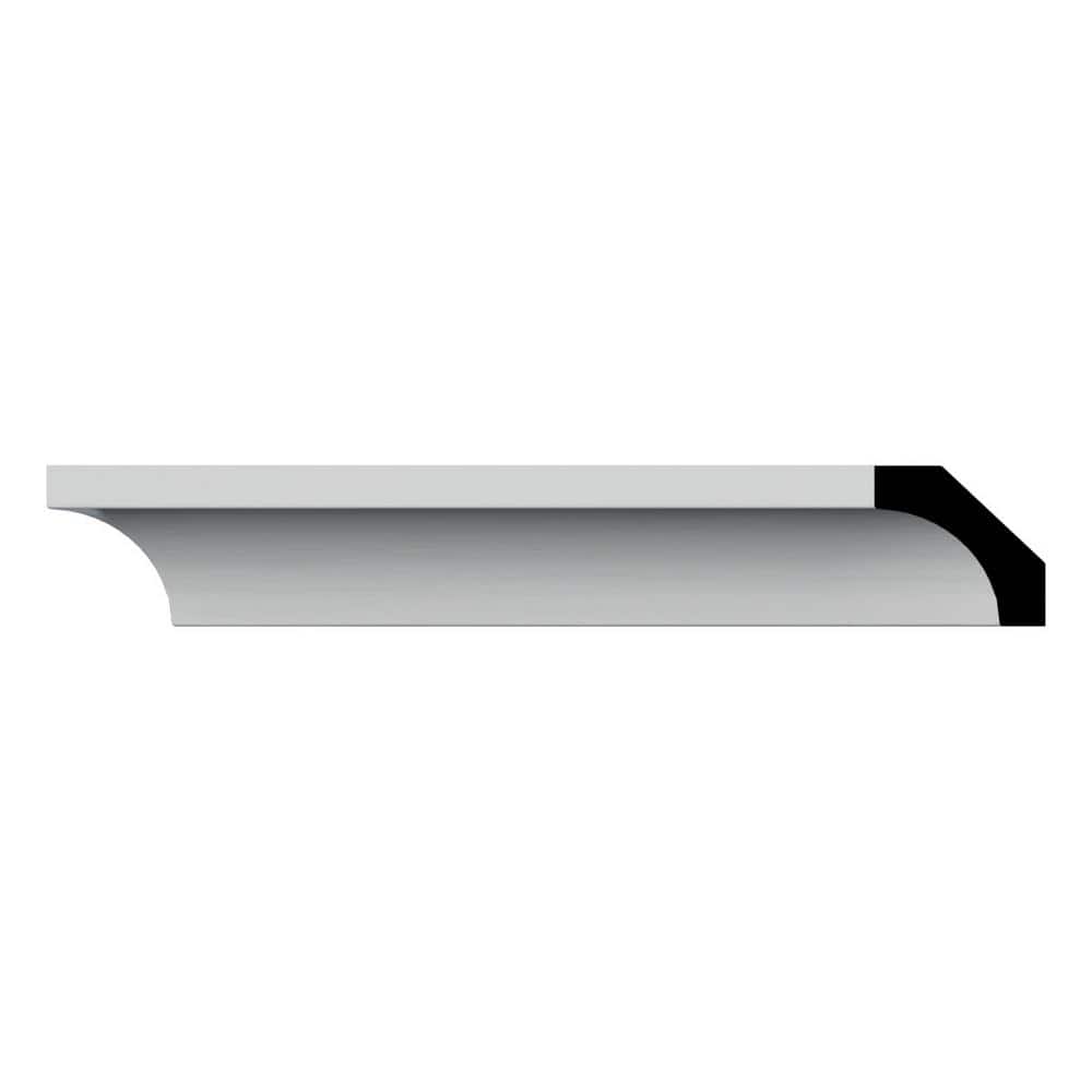 Ekena Millwork WM86 0.56 in. D x 1.63 in. W x 96 in. L Wood (Finger Joint Pine) Crown Molding