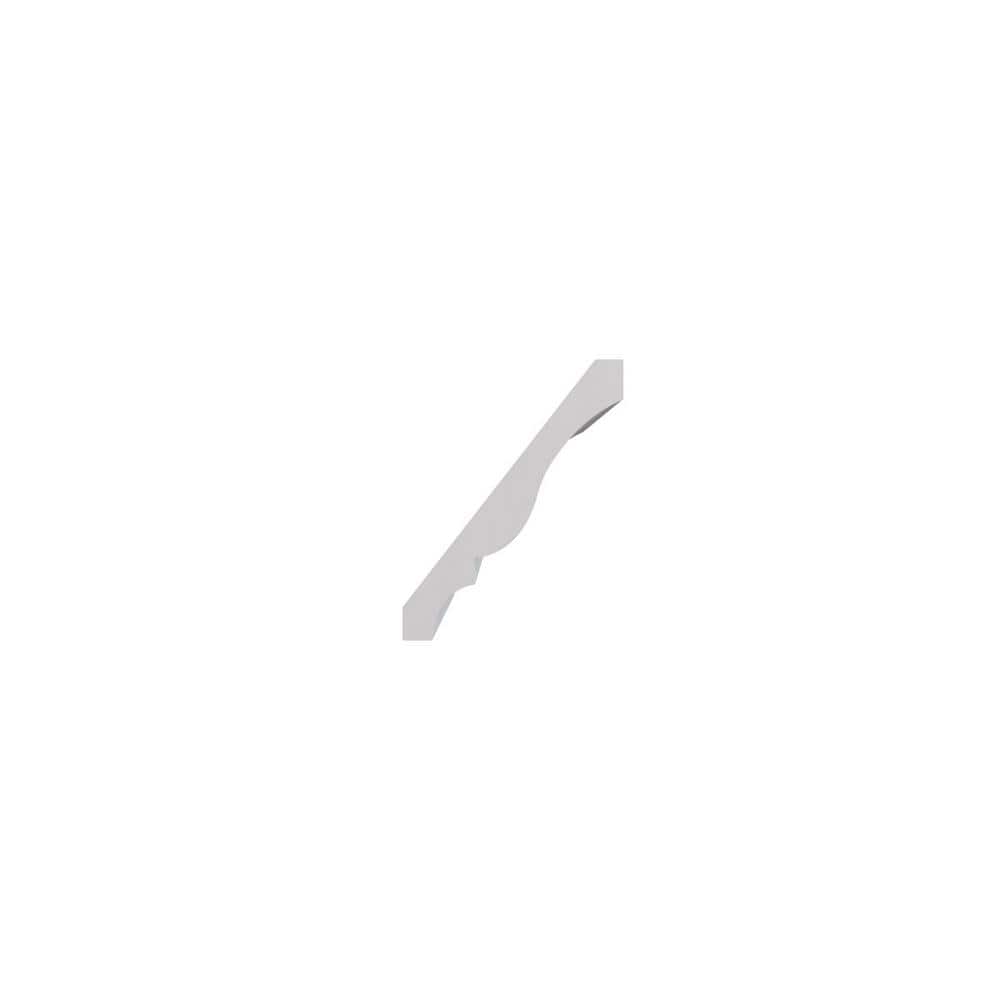 Ekena Millwork WM48 0.56 in. D x 4.25 in. W x 96 in. L Wood (Fingerjoint Pine) Crown Moulding