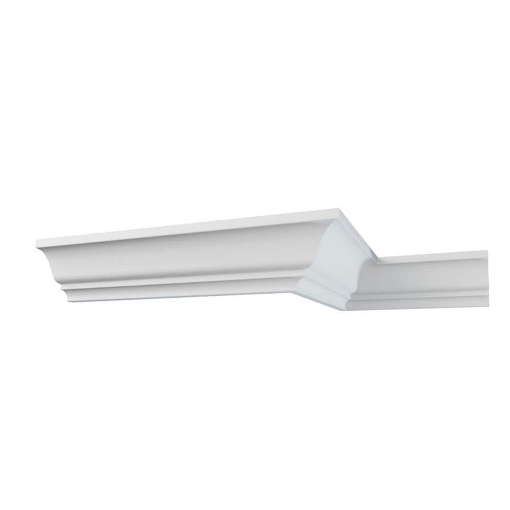 Ekena Millwork WM45 0.59 in. D x 5.25 in. W x 96 in. L Wood (Finger Joint Pine) Crown Molding