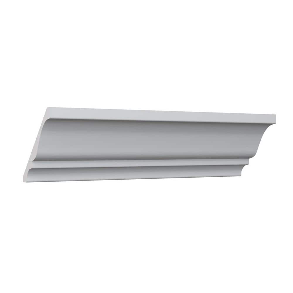 Ekena Millwork WM45 0.59 in. D x 5.25 in. W x 96 in. L Wood (Finger Joint Pine) Crown Molding