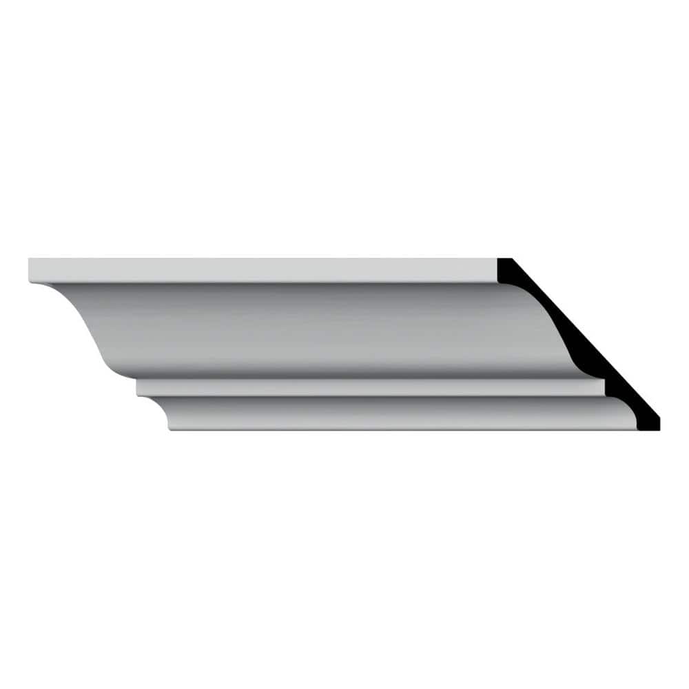 Ekena Millwork WM45 0.59 in. D x 5.25 in. W x 96 in. L Wood (Finger Joint Pine) Crown Molding