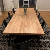 Swaner Hardwood 4 ft. L x 25 in. D x 1.75 in. T Finished Maple Solid Wood Butcher Block Countertop With Eased Edge