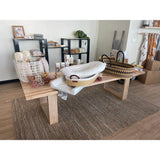 Swaner Hardwood 10 ft. L x 36 in. D x 1.75 in. T Finished Maple Solid Wood Butcher Block Island Countertop With Eased Edge