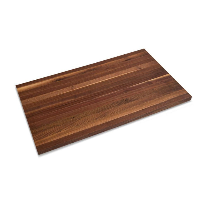 Swaner Hardwood 6 ft. L x 25 in. D x 1.5 in. T Finished Walnut Solid Wood Butcher Block Countertop With Square Edge