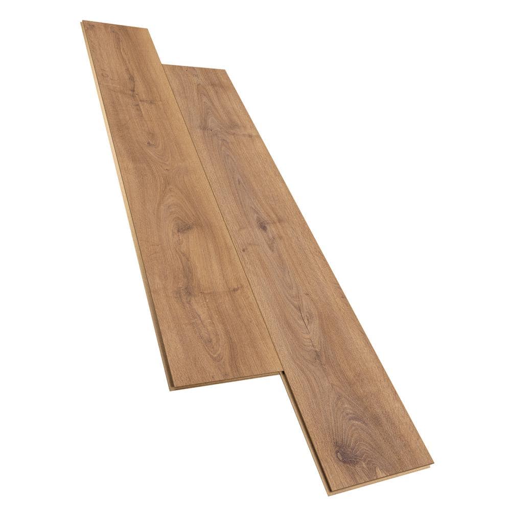 Krono Original Firebrand Oak Solid 8mm T x 7.67 in. W Laminate Wood Flooring(24.32 sq. ft./case)