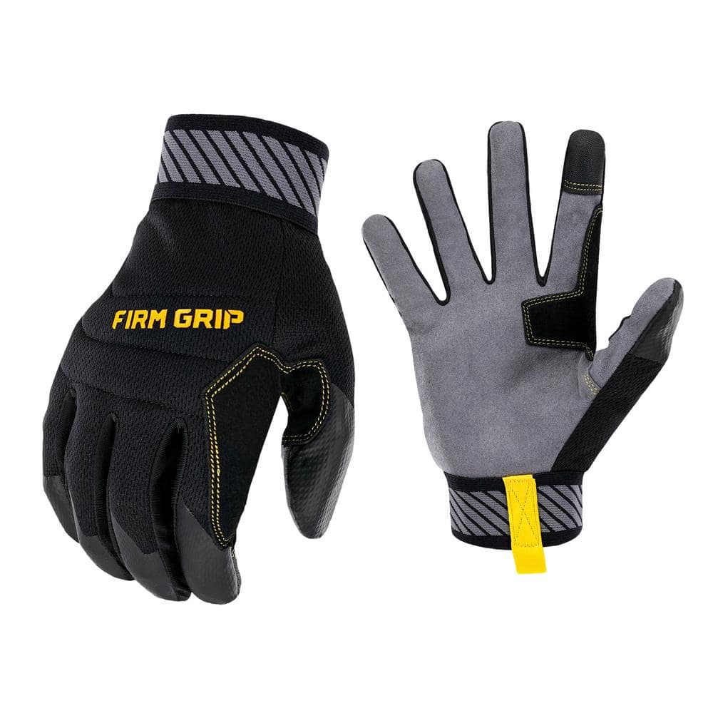 FIRM GRIP Large Flex Cuff Outdoor and Work Gloves