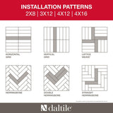 Daltile Artigiano Florentine Gates Glossy 3 in. x 12 in. Glazed Ceramic Wall Tile (5.28 sq. ft./Case)