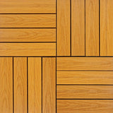 NewTechWood UltraShield Naturale 1 ft. x 1 ft. Quick Deck Outdoor Composite Deck Tile Sample in Floridian Orange