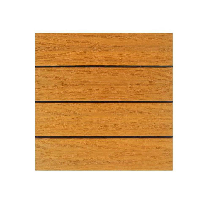 NewTechWood UltraShield Naturale 1 ft. x 1 ft. Quick Deck Outdoor Composite Deck Tile in Floridian Orange (10 sq. ft. Per Box)