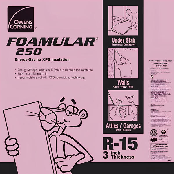 Owens Corning FOAMULAR 250 XPS Insulation Board - All Sizes image 3
