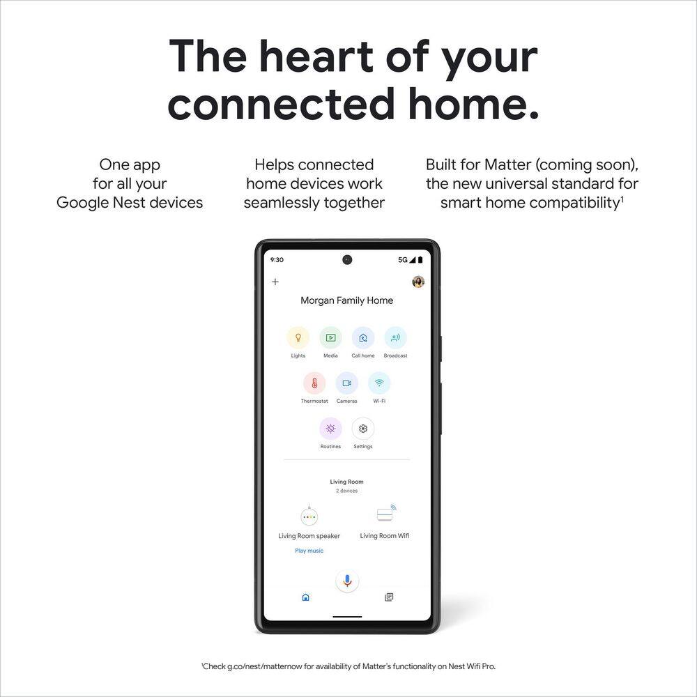 Google Nest Wifi Pro (Wi-Fi 6E) - Fog