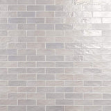 Amagansett Fog 2 in. x 8 in. 9 mm Satin Ceramic Wall Tile (5.38 sq. ft. / box)