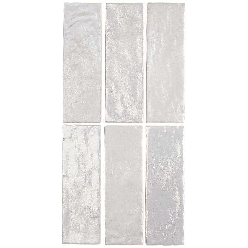 Amagansett Fog 2 in. x 8 in. 9 mm Satin Ceramic Wall Tile (5.38 sq. ft. / box)