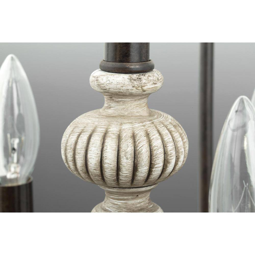 Progress Lighting Bergamo Collection 5-Light Forged Bronze Chandelier
