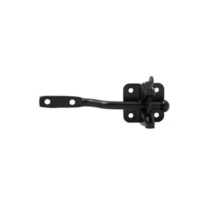 FORGERIGHT Black Aluminum Fence Gravity Latch