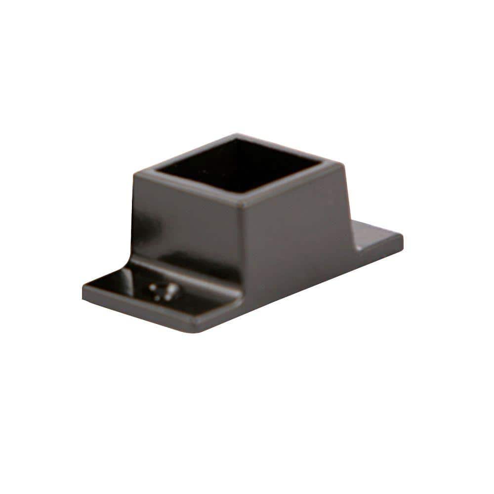 FORGERIGHT Black Aluminum Fence Wall Mount