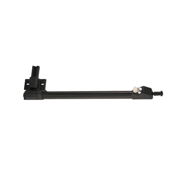 FORGERIGHT 10 in. Black Aluminum Fence Magnetic Protector Gate Latch