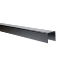FORTRESS Fe26 Cable Rail 6 ft. Black Sand Flat Accent Top Rail for Cable Railing System