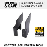 FORTRESS Evolution Steel Black Deck Framing Single Beam to Post Bracket