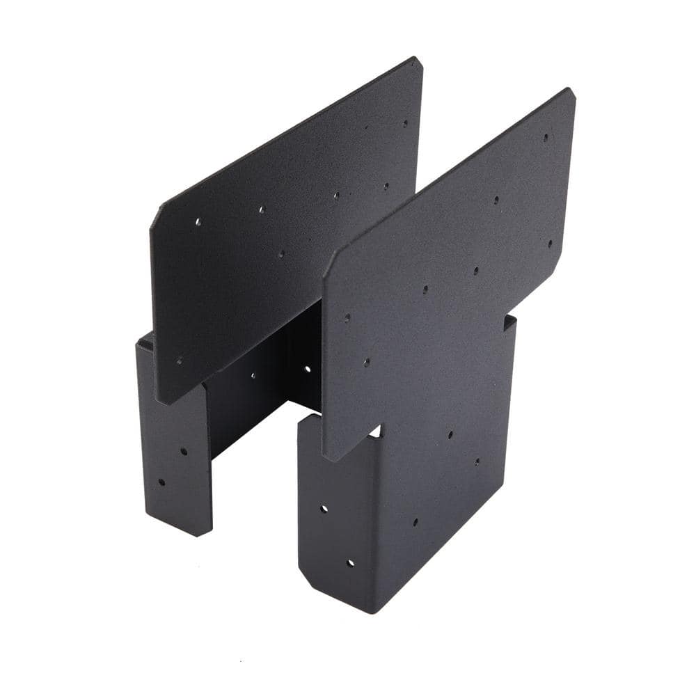 FORTRESS Evolution Steel Black Deck Framing Single Beam to Post Bracket