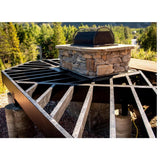 FORTRESS 2 in. x 11 in. x 16 ft. Evolution Black Steel Deck Framing Structural Beam