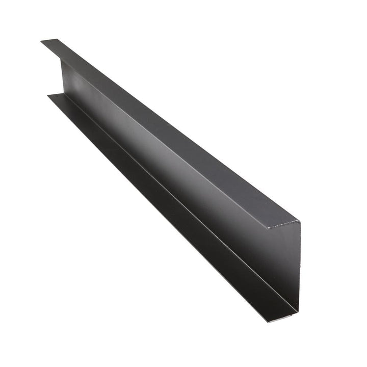 FORTRESS Evolution Steel Black Deck Framing 2 in. x 6 in. x 8 ft. Blank U-Rim Joist