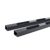 FORTRESS Al13 Home Pure View 6 ft. W x 1.3 in. H Black Sand Rail for Glass Panel (Pair)