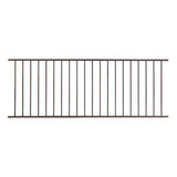 FORTRESS Fe26 34 in. H x 8 ft. W Bronze Steel Railing Level Panel