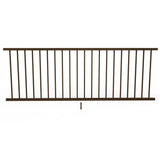 FORTRESS Inspire Railing 32.5 in. H x 8 ft. W Aluminum Brown Level Panel