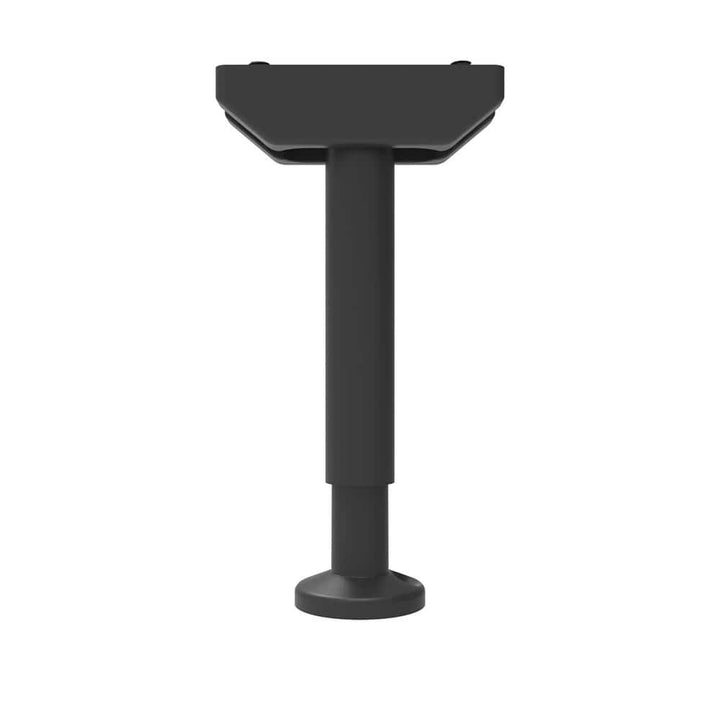 FORTRESS Al13 Home Rail 3 in. W x 5 in. H Pure View Black Sand Adjustable Stair Railing I-Support