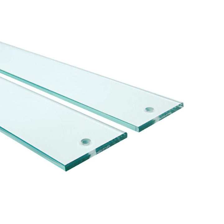 FORTRESS Pure View 40 in. W x 4 in. H Clear Glass Railing Balusters (Box of 5)