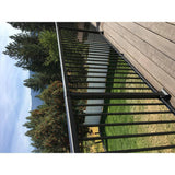 FORTRESS Al13 Home 6 ft. W x 2.6 in. H Aluminum Black Sand Accent Top Rail Stair Kit