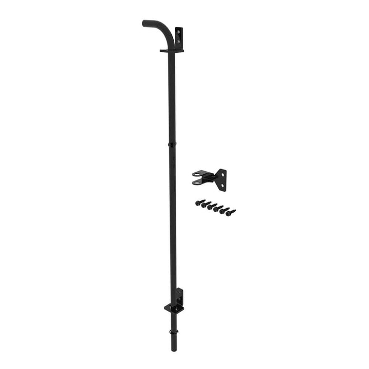 FORTRESS Versai 2 in. Gloss Black Steel Fence Drop Rod for Drive Gate