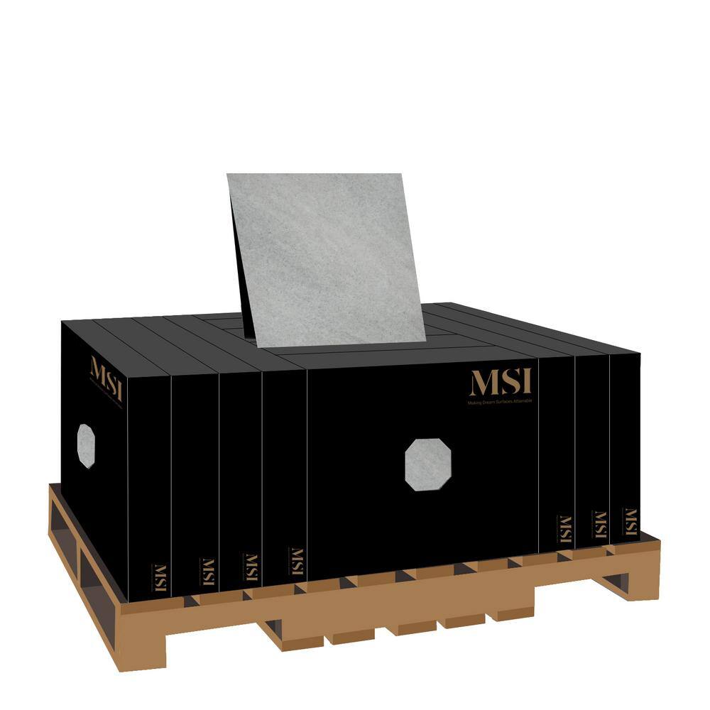 MSI Fossil Snow 5 Piece Porcelain Paver Tile Kit (56 sq. ft. / Pallet)