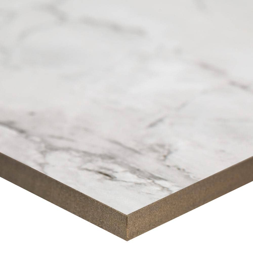 MSI Franrivers Gray Onyx 24 in. W x 48 in. L Polished Porcelain Floor and Wall Tile (16 sq. ft./Case)
