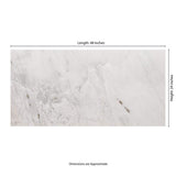 MSI Franrivers Gray Onyx 24 in. W x 48 in. L Polished Porcelain Floor and Wall Tile (16 sq. ft./Case)