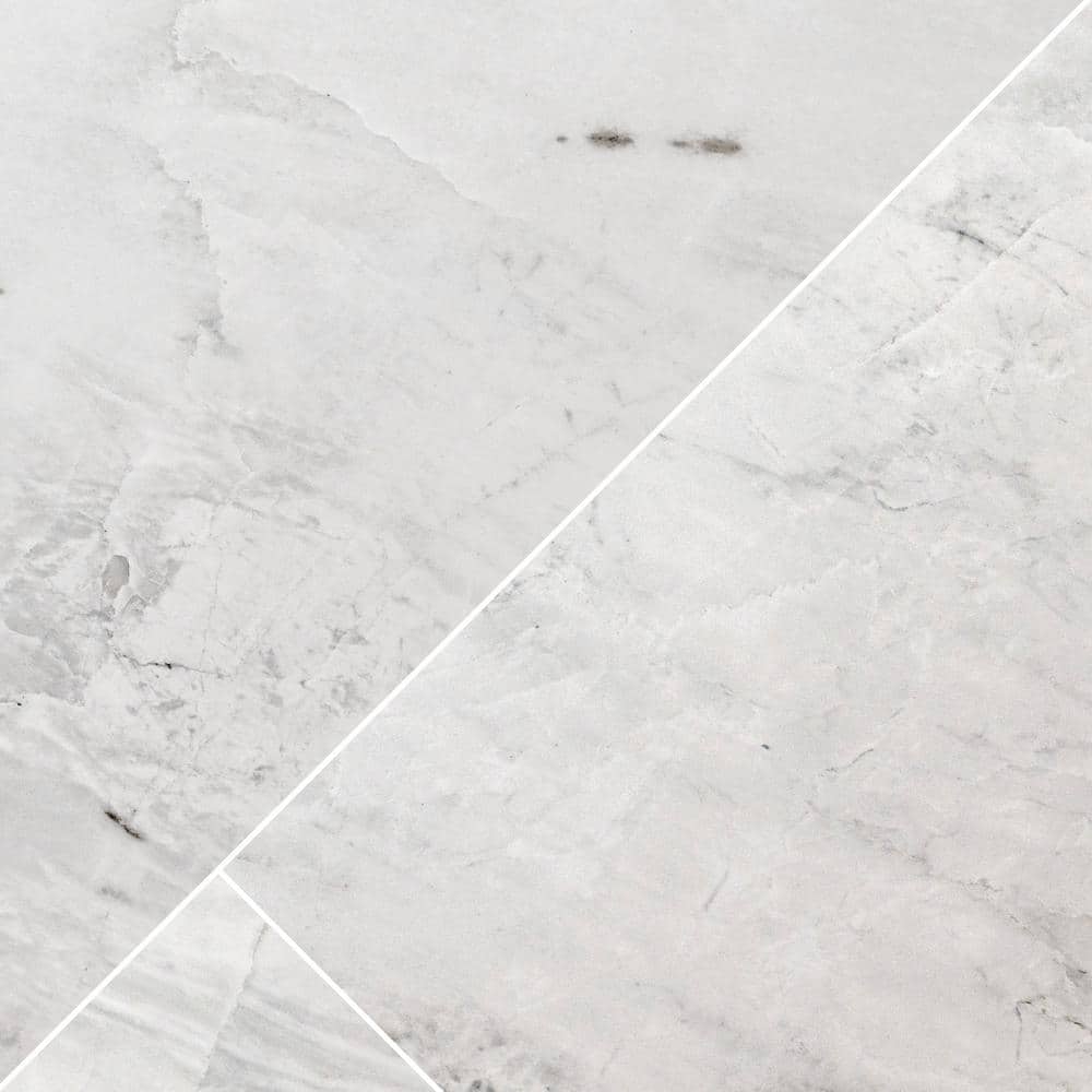 MSI Franrivers Gray Onyx 24 in. W x 48 in. L Polished Porcelain Floor and Wall Tile (16 sq. ft./Case)