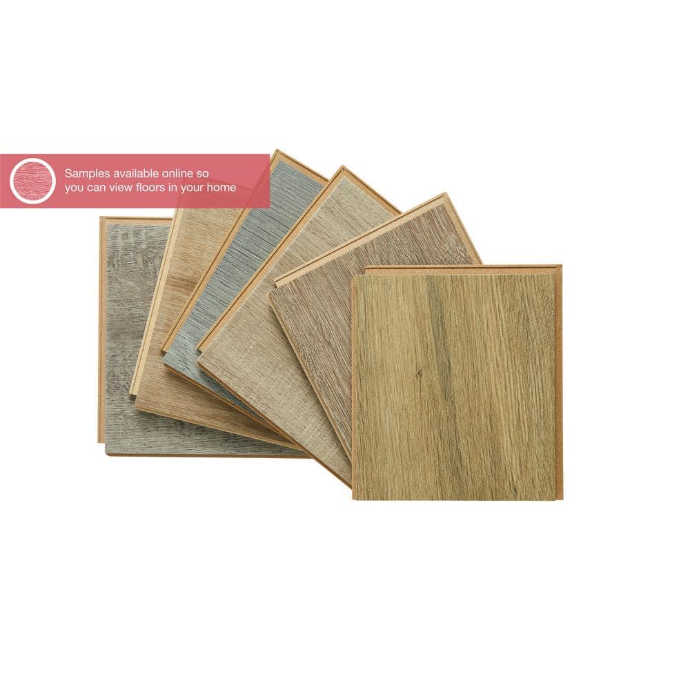 Pergo Outlast+ Frappe Hunt Oak 12 mm T x 6.1 in. W Waterproof Laminate Wood Flooring (16.12 sq. ft./case)