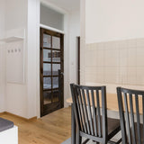 Krosswood Doors 36 in. x 80 in. Rustic Knotty Alder 10‑Lite Clear Tempered Glass TDL Stainable Interior Door Slab