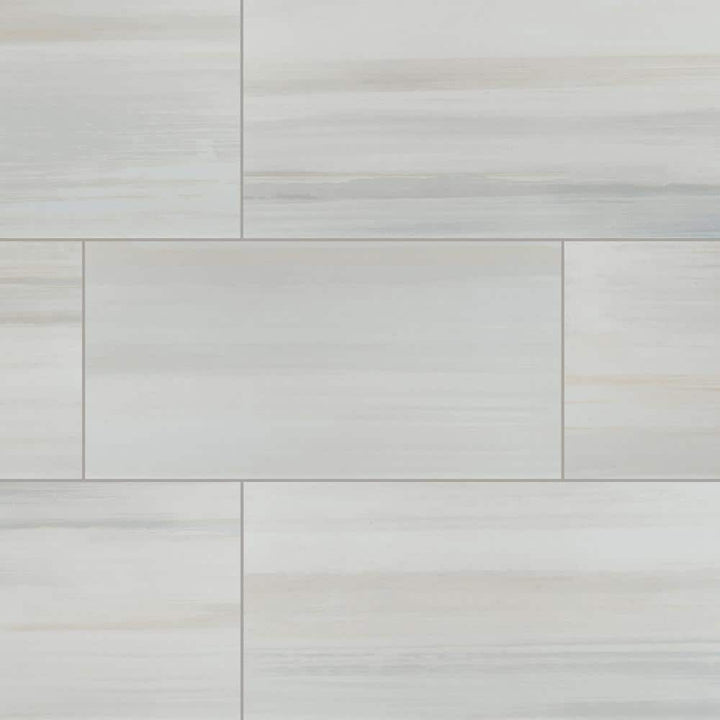 MSI Fresco Blanco 12 in. x 24 in. Matte Porcelain Stone Look Floor and Wall Tile (12 sq. ft./Case)