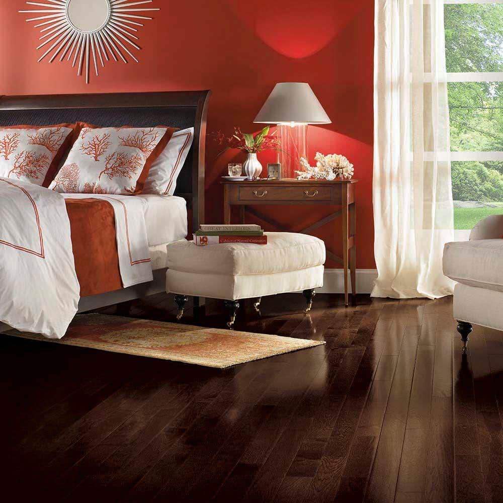 Bruce American Treasure Frontier Shadow Hickory 3/4 in. T x 2-1/4 in. W Smooth Solid Hardwood Flooring (20 sq.ft./ctn)