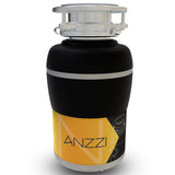 ANZZI MEDUSA 1/2 HP Continuous Feed Undersink Garbage Disposal, GD-AZ212