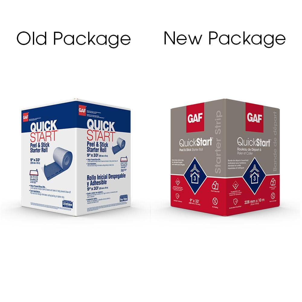 GAF QuickStart Peel and Stick Roofing Starter Shingle Roll