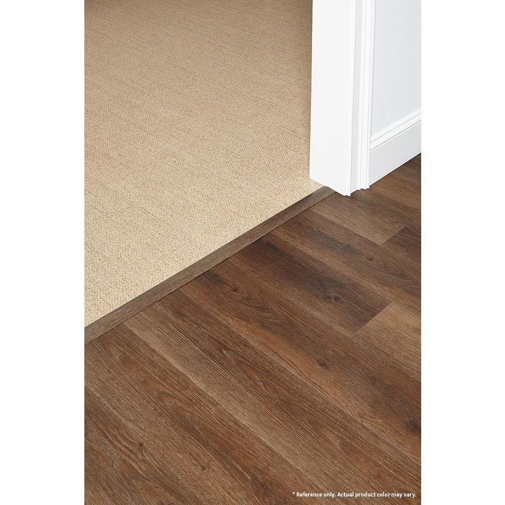 DuraDecor Classy Chic Gala Grey 0.25 in. T x 2 in. W x 94 in. L 3-in-1 Transition Molding