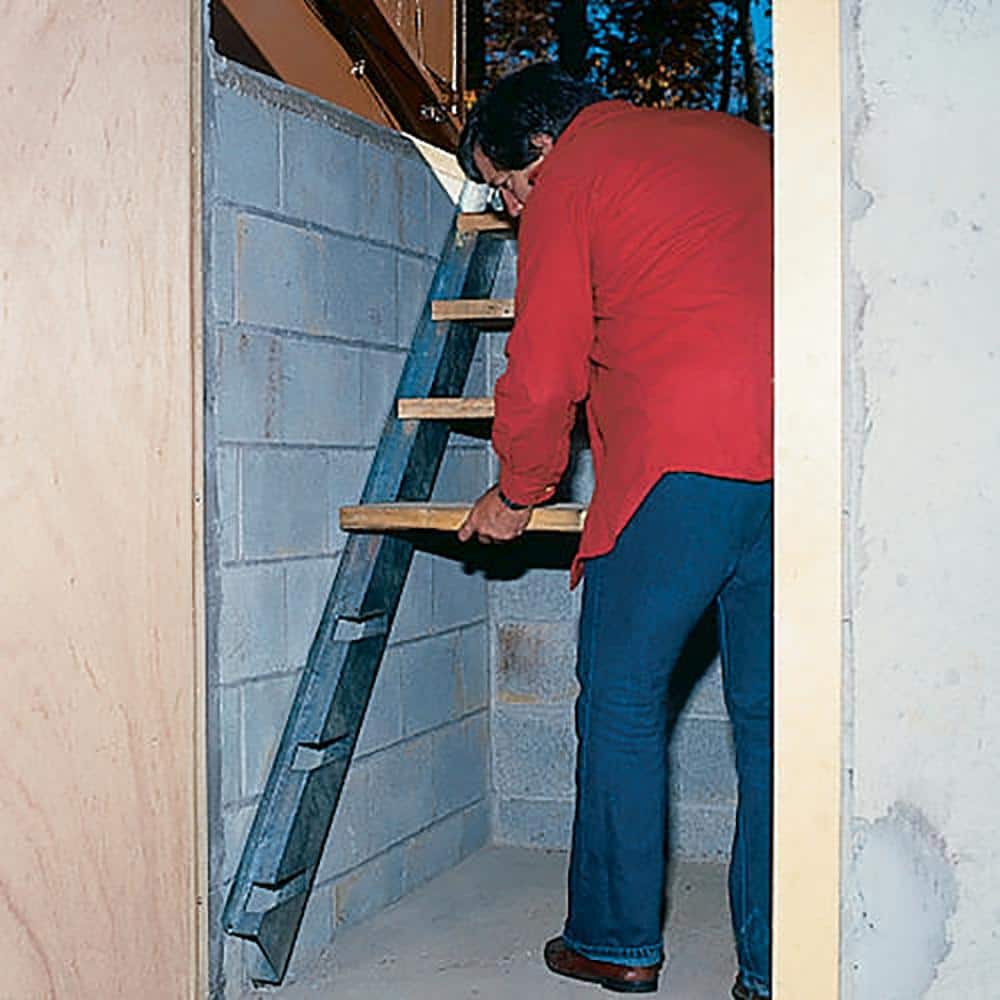 Bilco Cellar Door Stair Stringer Size SL 8.9 x 44.25 x 2.09 Galvanized Steel 4 Tread